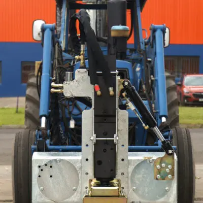 Elgra post driver - pdx driver attached to tractor